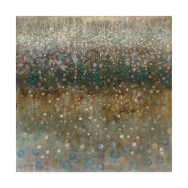 Danhui Nai 'Abstract Rain' Canvas Art, 24x24, Trademark Fine Art, Mfr#: WAP10744-C2424GG